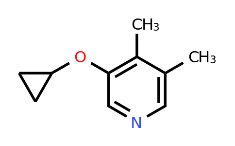 CAS 1243391-19-6 | 3-Cyclopropoxy-4,5-dimethylpyridine