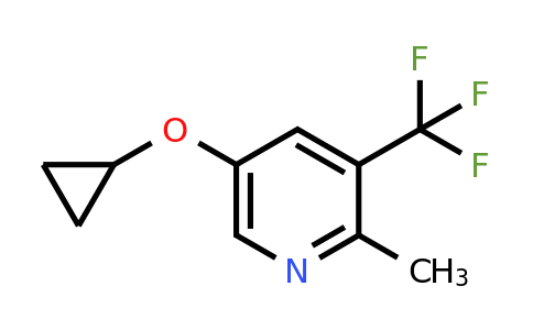 CAS 1243391-24-3 | 5-Cyclopropoxy-2-methyl-3-(trifluoromethyl)pyridine