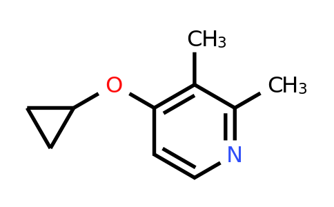CAS 1243391-29-8 | 4-Cyclopropoxy-2,3-dimethylpyridine