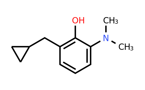 CAS 1243391-34-5 | 2-(Cyclopropylmethyl)-6-(dimethylamino)phenol