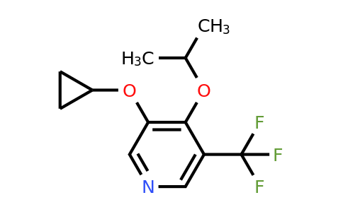 CAS 1243391-35-6 | 3-Cyclopropoxy-4-isopropoxy-5-(trifluoromethyl)pyridine