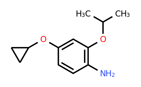 CAS 1243391-41-4 | 4-Cyclopropoxy-2-isopropoxyaniline