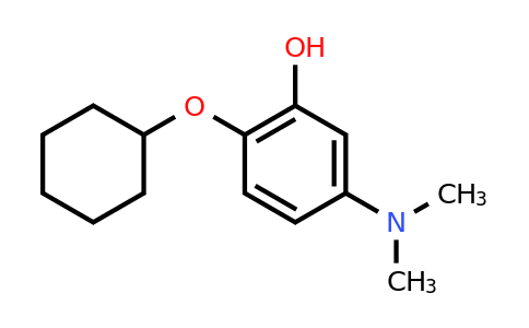 CAS 1243391-43-6 | 2-(Cyclohexyloxy)-5-(dimethylamino)phenol