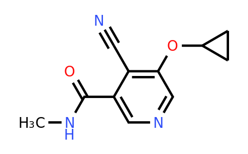 CAS 1243391-52-7 | 4-Cyano-5-cyclopropoxy-N-methylnicotinamide
