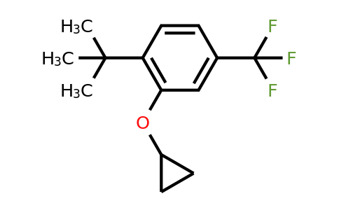CAS 1243391-54-9 | 1-Tert-butyl-2-cyclopropoxy-4-(trifluoromethyl)benzene