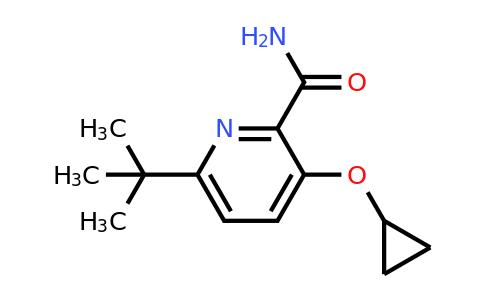 CAS 1243391-57-2 | 6-Tert-butyl-3-cyclopropoxypicolinamide