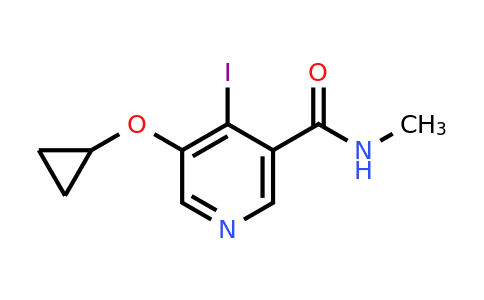 CAS 1243391-59-4 | 5-Cyclopropoxy-4-iodo-N-methylnicotinamide