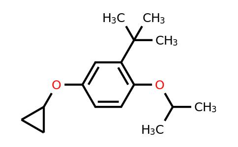 CAS 1243391-60-7 | 2-Tert-butyl-4-cyclopropoxy-1-isopropoxybenzene