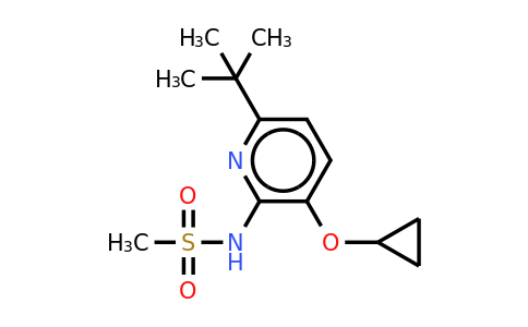 CAS 1243391-63-0 | N-(6-tert-butyl-3-cyclopropoxypyridin-2-YL)methanesulfonamide