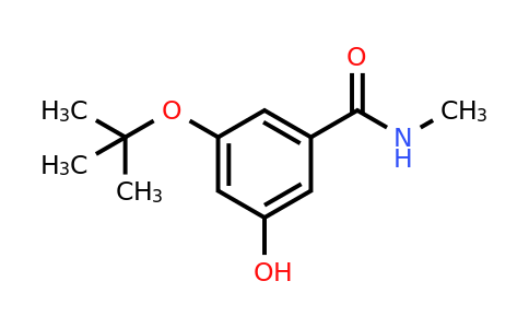 CAS 1243391-65-2 | 3-Tert-butoxy-5-hydroxy-N-methylbenzamide
