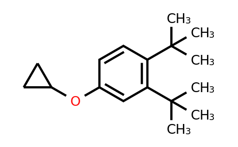 CAS 1243391-66-3 | 1,2-DI-Tert-butyl-4-cyclopropoxybenzene