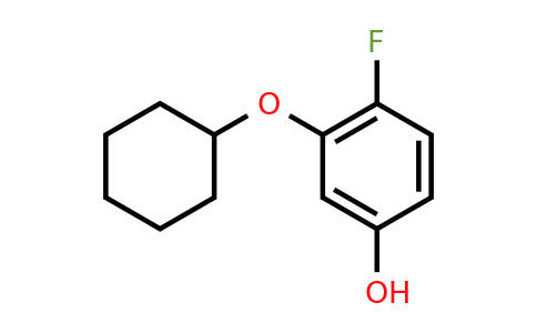 CAS 1243391-68-5 | 3-(Cyclohexyloxy)-4-fluorophenol