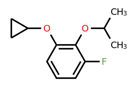 CAS 1243391-75-4 | 1-Cyclopropoxy-3-fluoro-2-isopropoxybenzene