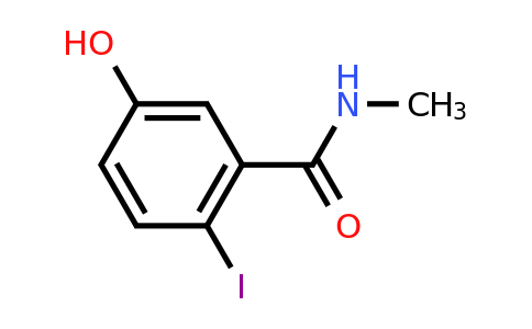 CAS 1243391-79-8 | 5-Hydroxy-2-iodo-N-methylbenzamide