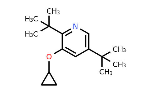 CAS 1243391-80-1 | 2,5-DI-Tert-butyl-3-cyclopropoxypyridine