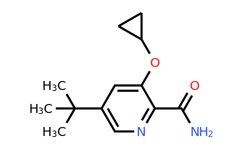 CAS 1243391-83-4 | 5-Tert-butyl-3-cyclopropoxypicolinamide