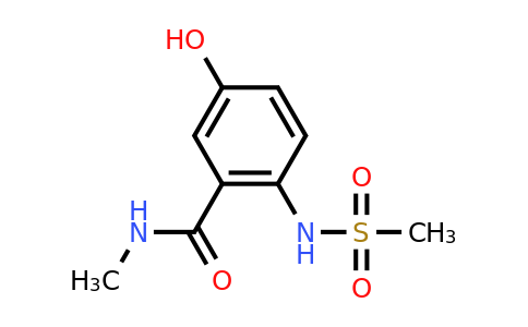CAS 1243391-88-9 | 5-Hydroxy-N-methyl-2-(methylsulfonamido)benzamide
