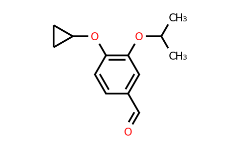 CAS 1243391-89-0 | 4-Cyclopropoxy-3-isopropoxybenzaldehyde