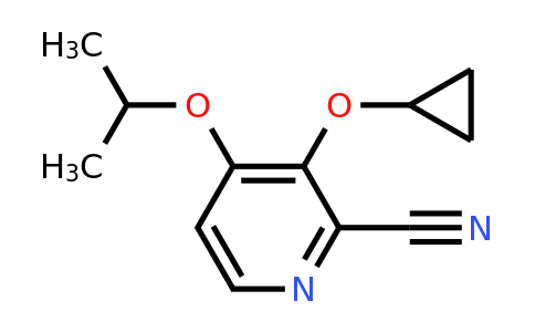 CAS 1243391-90-3 | 3-Cyclopropoxy-4-isopropoxypicolinonitrile