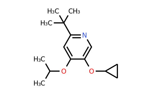 CAS 1243391-93-6 | 2-Tert-butyl-5-cyclopropoxy-4-isopropoxypyridine