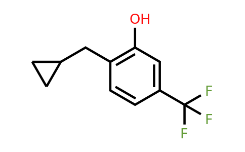 CAS 1243392-03-1 | 2-(Cyclopropylmethyl)-5-(trifluoromethyl)phenol
