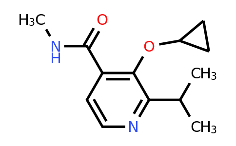 CAS 1243392-05-3 | 3-Cyclopropoxy-2-isopropyl-N-methylisonicotinamide