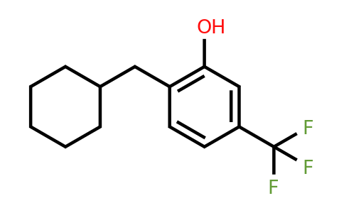 CAS 1243392-07-5 | 2-(Cyclohexylmethyl)-5-(trifluoromethyl)phenol