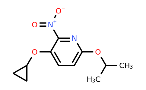CAS 1243392-08-6 | 3-Cyclopropoxy-6-isopropoxy-2-nitropyridine