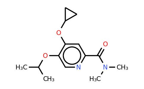CAS 1243392-10-0 | 4-Cyclopropoxy-5-isopropoxy-N,n-dimethylpicolinamide