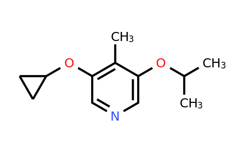 CAS 1243392-13-3 | 3-Cyclopropoxy-5-isopropoxy-4-methylpyridine