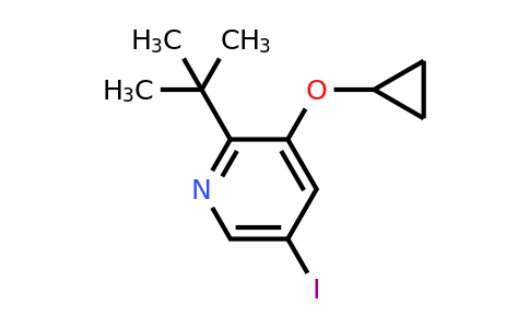 CAS 1243392-19-9 | 2-Tert-butyl-3-cyclopropoxy-5-iodopyridine