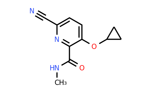 CAS 1243392-23-5 | 6-Cyano-3-cyclopropoxy-N-methylpicolinamide