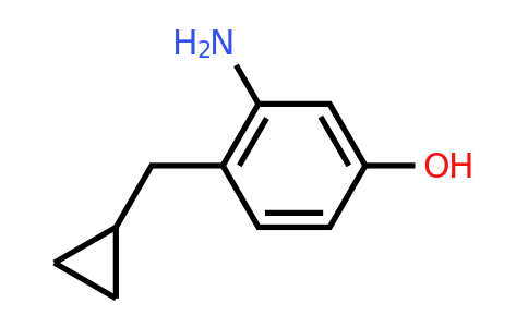 CAS 1243392-28-0 | 3-Amino-4-(cyclopropylmethyl)phenol