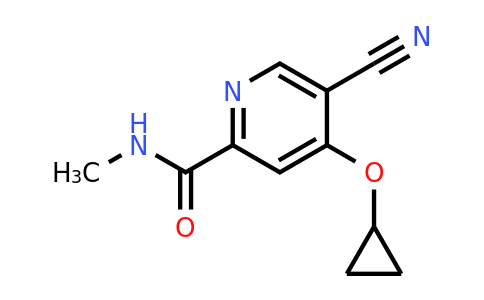 CAS 1243392-30-4 | 5-Cyano-4-cyclopropoxy-N-methylpicolinamide