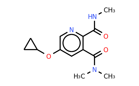 CAS 1243392-32-6 | 5-Cyclopropoxy-N2,N3,N3-trimethylpyridine-2,3-dicarboxamide
