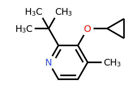 CAS 1243392-35-9 | 2-Tert-butyl-3-cyclopropoxy-4-methylpyridine