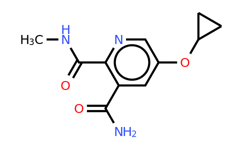 CAS 1243392-39-3 | 5-Cyclopropoxy-N2-methylpyridine-2,3-dicarboxamide