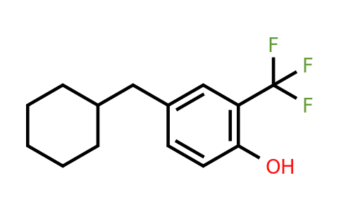 CAS 1243392-42-8 | 4-(Cyclohexylmethyl)-2-(trifluoromethyl)phenol