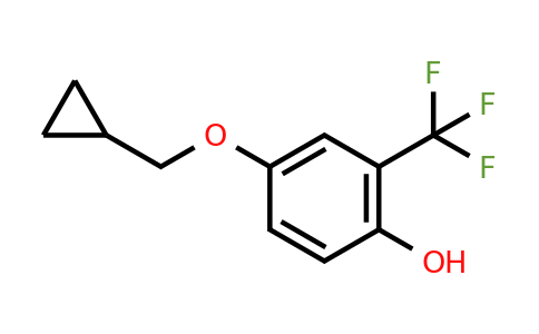 CAS 1243392-46-2 | 4-(Cyclopropylmethoxy)-2-(trifluoromethyl)phenol
