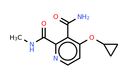 CAS 1243392-50-8 | 4-Cyclopropoxy-N2-methylpyridine-2,3-dicarboxamide