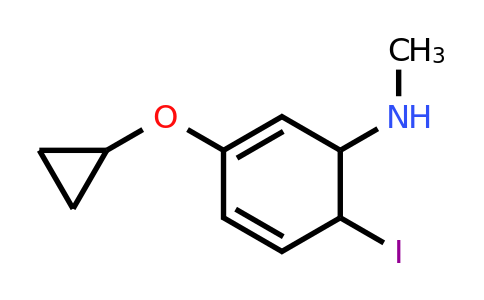 CAS 1243392-51-9 | 3-Cyclopropoxy-6-iodo-N-methylcyclohexa-2,4-dienamine