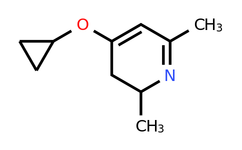 CAS 1243392-52-0 | 4-Cyclopropoxy-2,6-dimethyl-2,3-dihydropyridine