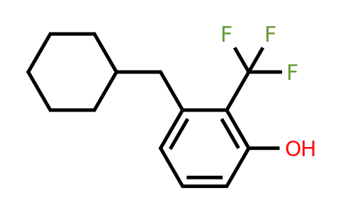 CAS 1243392-54-2 | 3-(Cyclohexylmethyl)-2-(trifluoromethyl)phenol