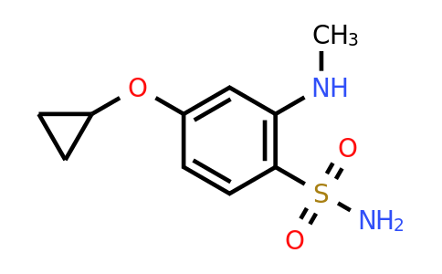 CAS 1243392-55-3 | 4-Cyclopropoxy-2-(methylamino)benzenesulfonamide
