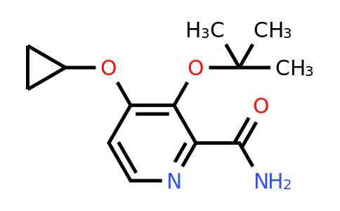 CAS 1243392-56-4 | 3-Tert-butoxy-4-cyclopropoxypicolinamide