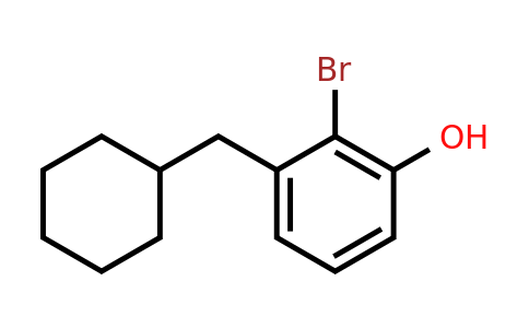 CAS 1243392-59-7 | 2-Bromo-3-(cyclohexylmethyl)phenol