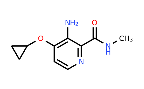 CAS 1243392-61-1 | 3-Amino-4-cyclopropoxy-N-methylpicolinamide