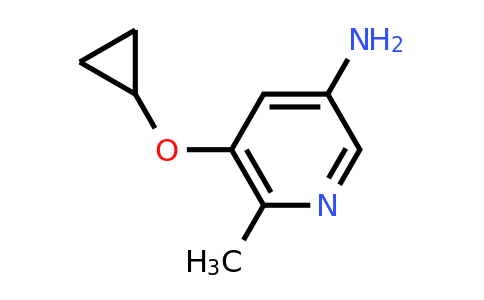CAS 1243392-74-6 | 5-Cyclopropoxy-6-methylpyridin-3-amine