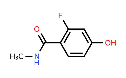 CAS 1243392-80-4 | 2-Fluoro-4-hydroxy-N-methylbenzamide
