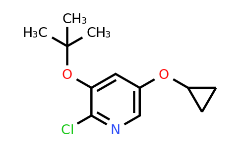 CAS 1243392-82-6 | 3-Tert-butoxy-2-chloro-5-cyclopropoxypyridine